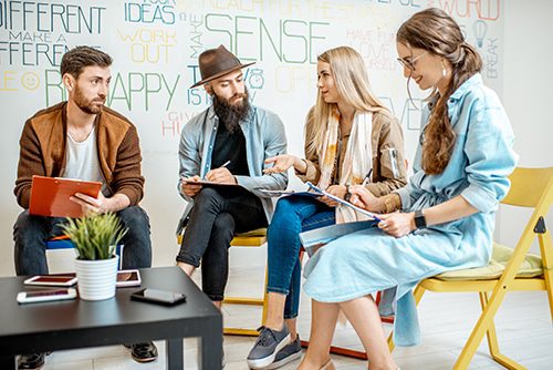 Group in recovery learns about Humana rehab insurance options